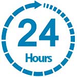 24 saat hizmet